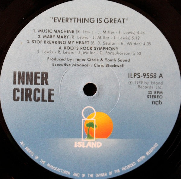 Inner Circle : Everything Is Great (LP, Album)