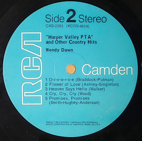 Wendy Dawn : Harper Valley PTA (LP)