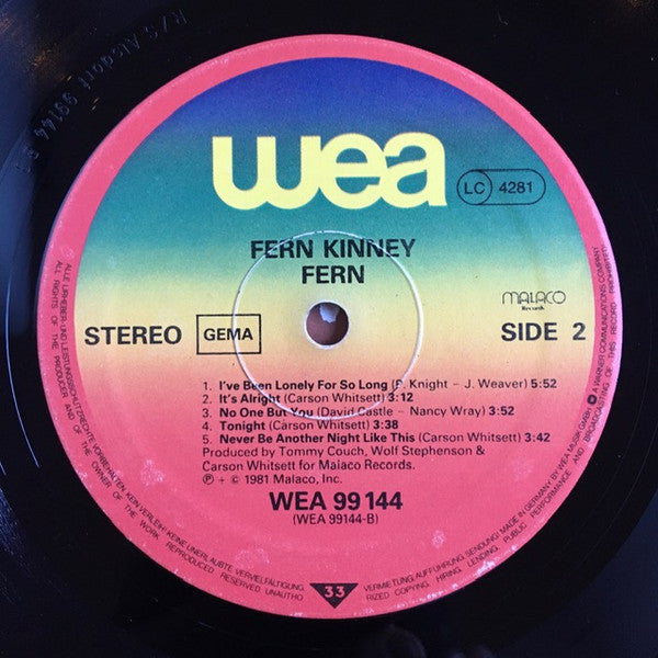 Fern Kinney : Fern (LP, Album)