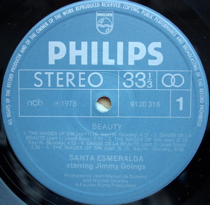 Santa Esmeralda Starring Jimmy Goings : Beauty (LP, Album)