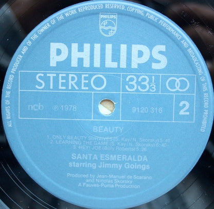 Santa Esmeralda Starring Jimmy Goings : Beauty (LP, Album)