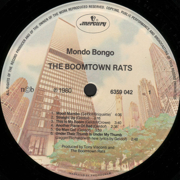 The Boomtown Rats : Mondo Bongo (LP, Album)