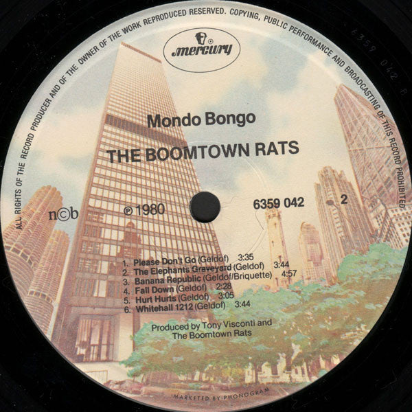 The Boomtown Rats : Mondo Bongo (LP, Album)