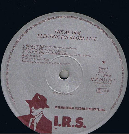 The Alarm : Electric Folklore Live (LP, Album)