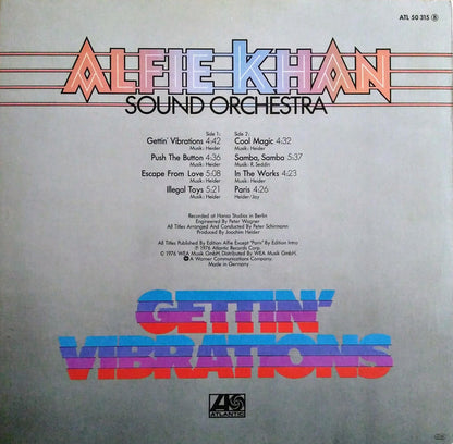 Alfie Khan Sound Orchestra : Gettin' Vibrations (LP, Album)