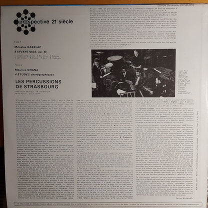 Maurice Ohana, Miloslav Kabeláč, Les Percussions De Strasbourg : 4 Études Chorégraphiques / 8 Inventions (LP, Album, RE)
