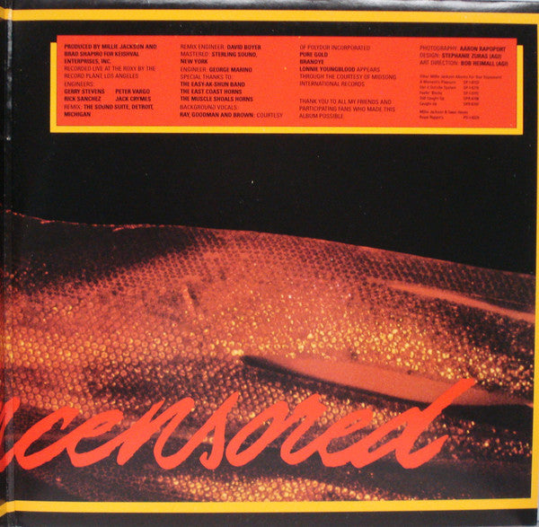 Millie Jackson : Live And Uncensored (2xLP, Gat)