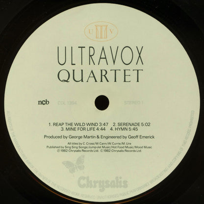 Ultravox : Quartet (LP, Album)