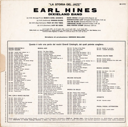 Earl Hines' Dixieland Band : Earl Hines Dixieland Band (LP, Album)