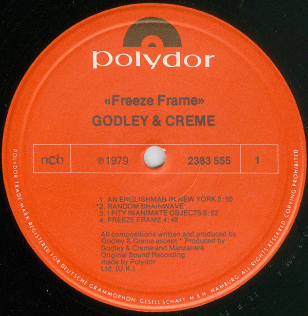 Godley & Creme : Freeze Frame (LP, Album)