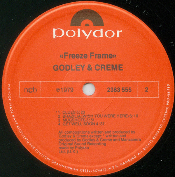 Godley & Creme : Freeze Frame (LP, Album)