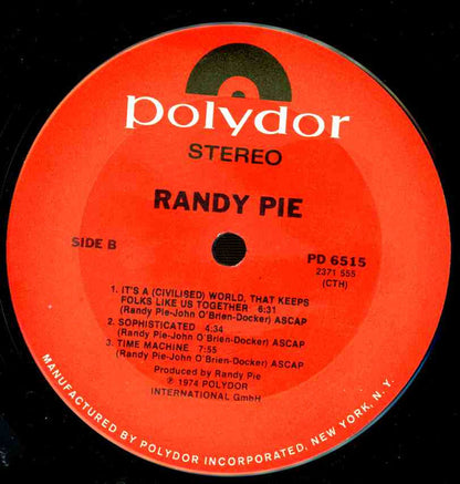 Randy Pie : Randy Pie (LP, Album, CTH)