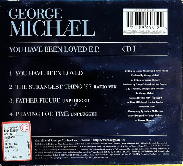 George Michael : You Have Been Loved E.P. (CD, EP, Dig)