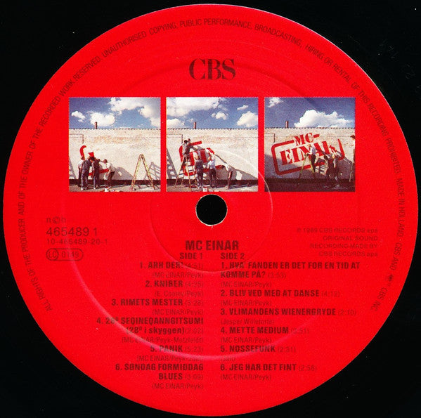 MC Einar : Arh Dér! (LP, Album)