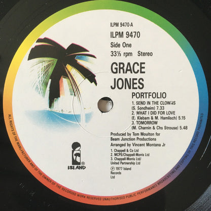 Grace Jones : Portfolio (LP, Album, P/Mixed, RE)