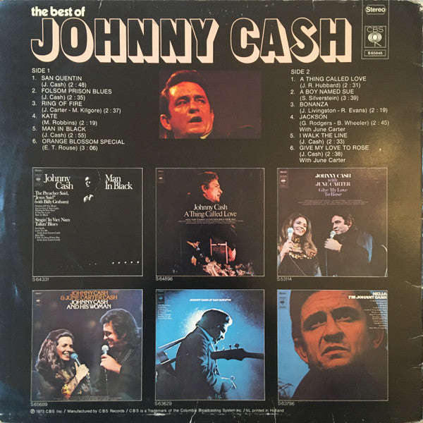 Johnny Cash : The Best Of Johnny Cash (LP, Comp)