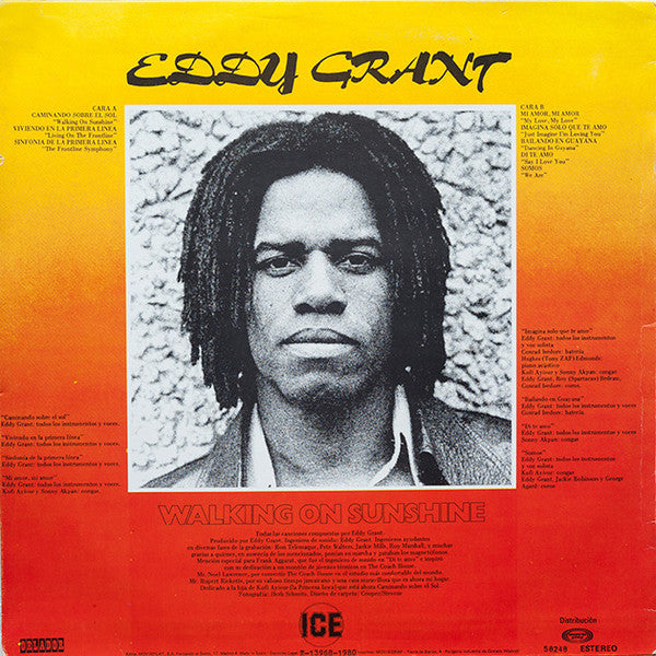 Eddy Grant : Caminando Sobre El Sol (Walking On Sunshine) (LP)