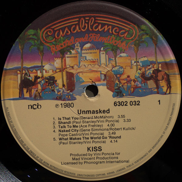 Kiss : Unmasked (LP, Album)