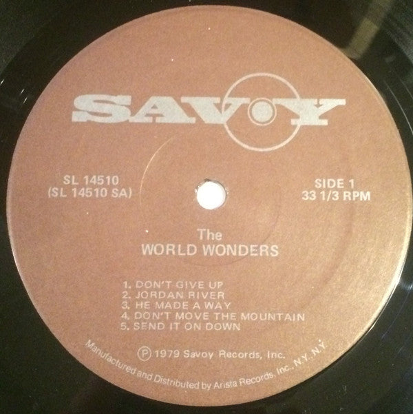 The World Wonders : Don't Give Up (LP, Album)