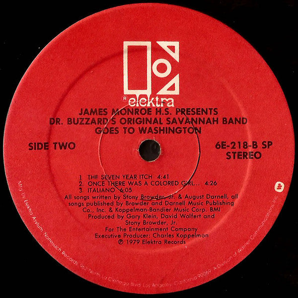 Dr. Buzzard's Original Savannah Band : James Monroe H.S. Presents Dr. Buzzard's Original Savannah Band Goes To Washington (LP, Album, Gat)