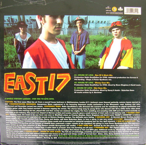 East 17 : House Of Love (12")