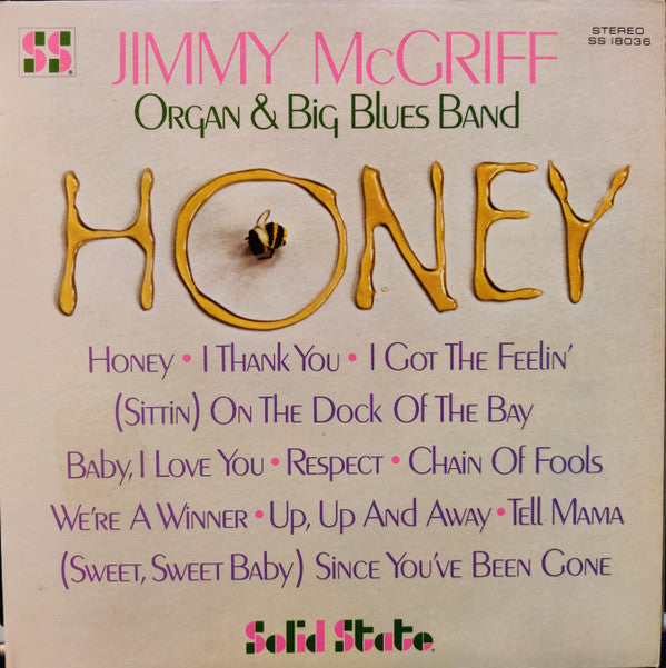 Jimmy McGriff Organ And Blues Band : Honey (LP, Album)