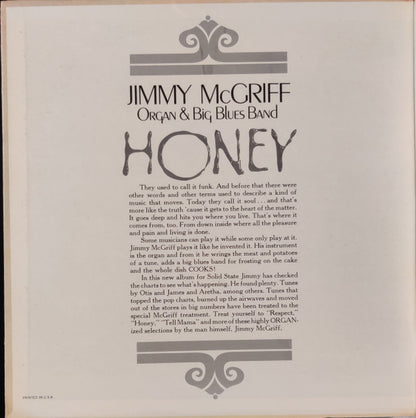 Jimmy McGriff Organ And Blues Band : Honey (LP, Album)