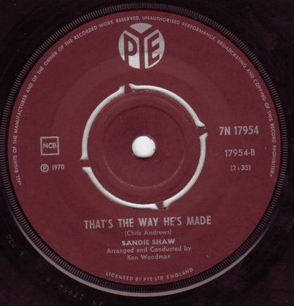 Sandie Shaw : Wight Is Wight / That's The Way He's Made (7", Single, 4-P)