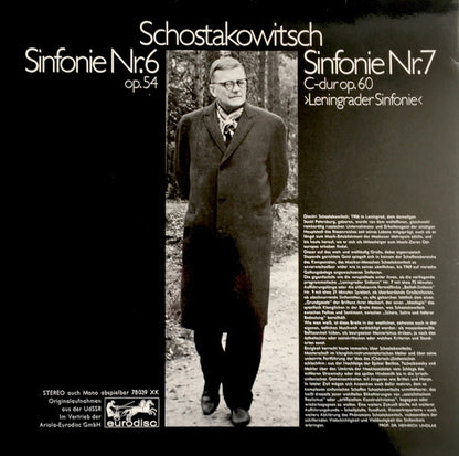 Dmitri Shostakovich : Leningrader Sinfonie / Sinfonie Nr.6 (2xLP, Comp)