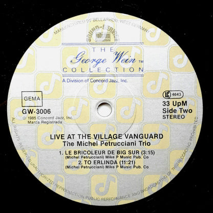 The Michel Petrucciani Trio : Live At The Village Vanguard (2xLP, Album)