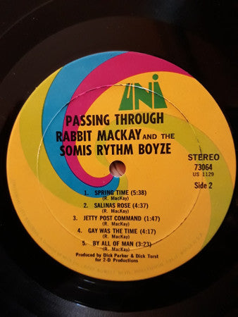 Rabbit MacKay & The Somis Rhythm Boyze : Passing Through (LP, Album)