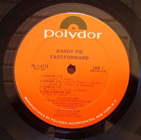 Randy Pie : Fast/Forward (LP, Album)