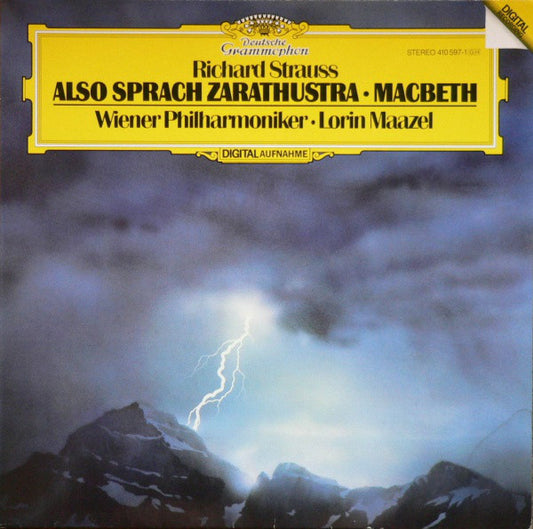 Richard Strauss — Wiener Philharmoniker · Lorin Maazel : Also Sprach Zarathustra · Macbeth (LP)