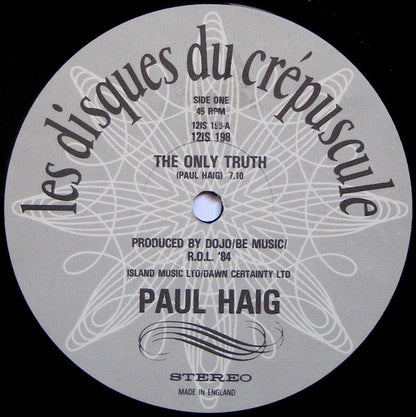 Paul Haig : The Only Truth (12")