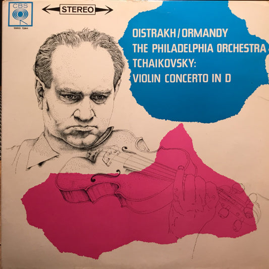 David Oistrach / Eugene Ormandy, The Philadelphia Orchestra, Pyotr Ilyich Tchaikovsky : Violin Concerto In D (LP)