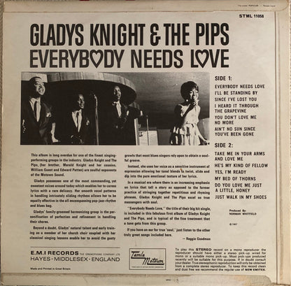 Gladys Knight And The Pips : Everybody Needs Love (LP, Album)