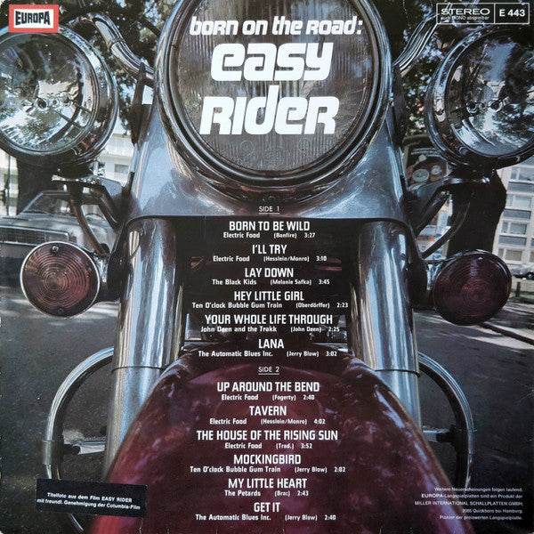 Various : Born On The Road: Easy Rider (LP, Comp)