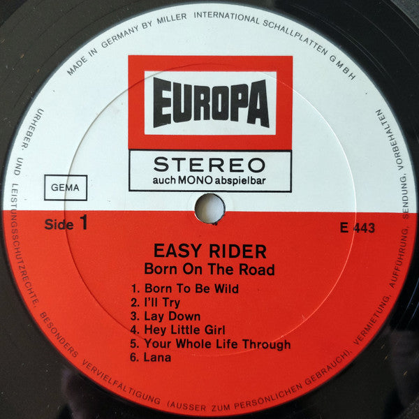 Various : Born On The Road: Easy Rider (LP, Comp)