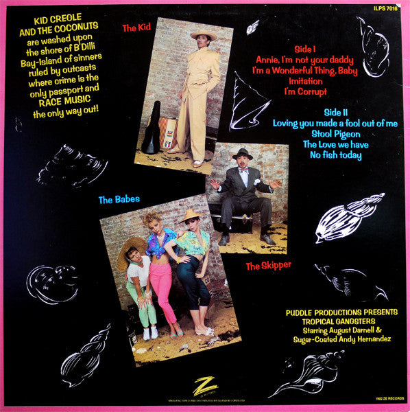 Kid Creole And The Coconuts : Tropical Gangsters (LP, Album)