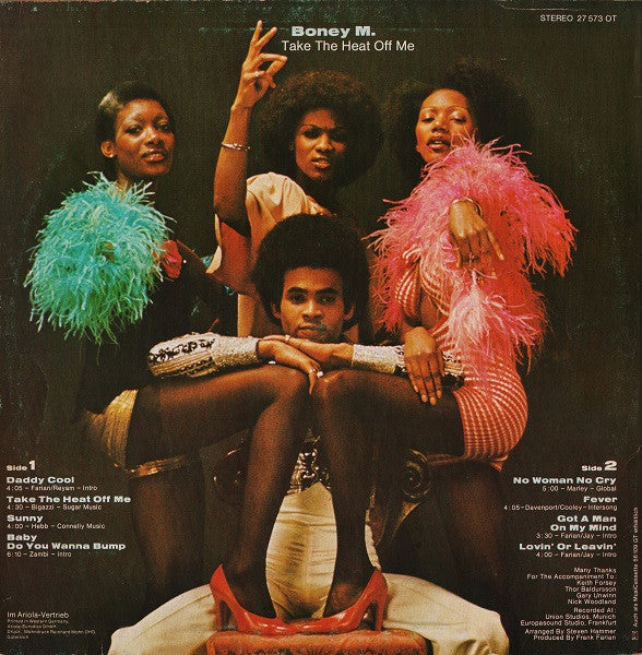 Boney M. : Take The Heat Off Me (LP, Album)