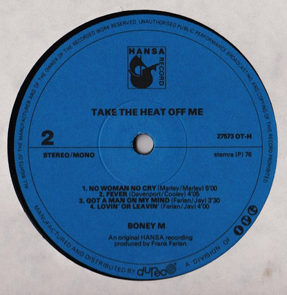 Boney M. : Take The Heat Off Me (LP, Album)