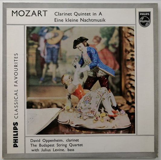 Wolfgang Amadeus Mozart, Budapest String Quartet : Quintet For Clarinet And Strings In A / Eine Kleine Nachtmusik (LP, Mono)