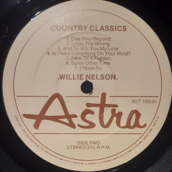 Willie Nelson : Country Classics (LP, Comp)