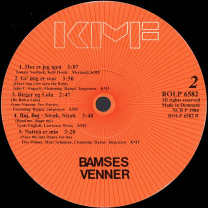 Bamses Venner : Bamses Venner (LP, Album)