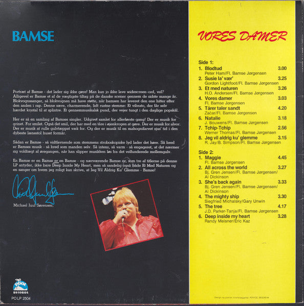 Flemming "Bamse" Jørgensen : Vores Damer (LP, Comp)