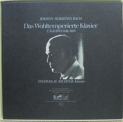 Johann Sebastian Bach, Sviatoslav Richter : Das Wohltemperierte Klavier (1. Teil BWV 846 - 869) (3xLP, Club + Box)