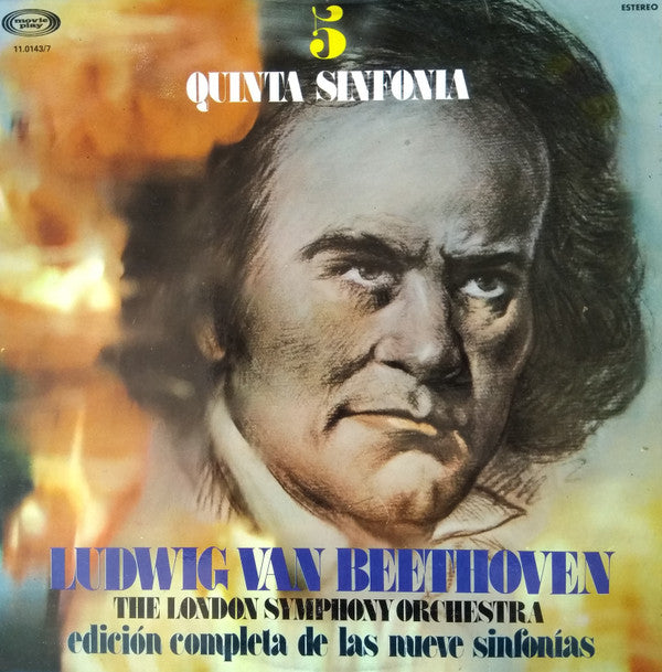 Ludwig van Beethoven, London Symphony Orchestra, Josef Krips : Quinta Sinfonía (Edición Completa De Las Nueve Sinfonias) (LP, Album, RE)