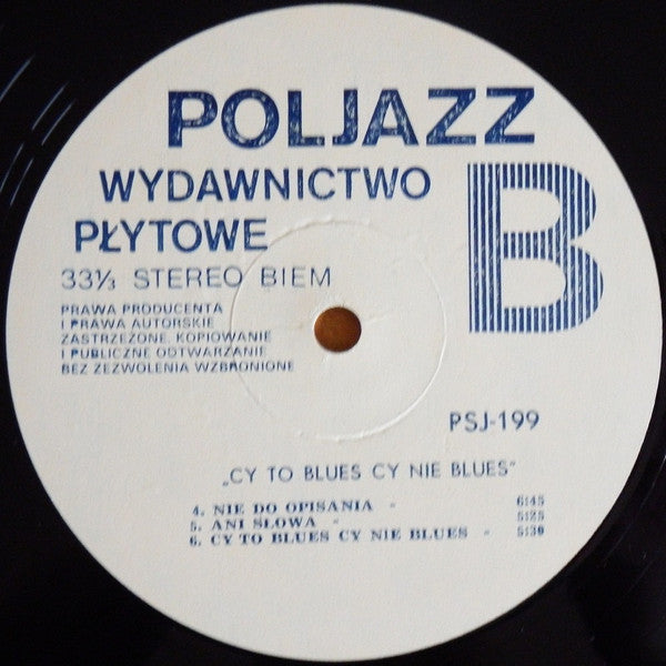 Zbigniew Namysłowski The Q : Cy To Blues Cy Nie Blues (LP)