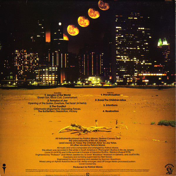 Patrick Moraz : Patrick Moraz (LP, Album)