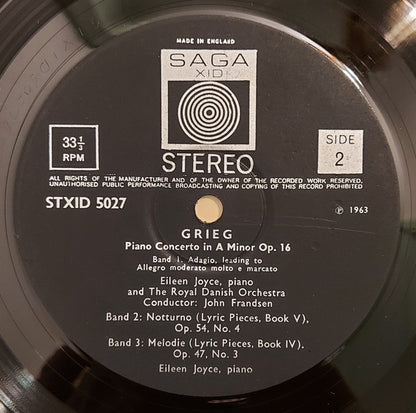 Eileen Joyce - Edvard Grieg - Det Kongelige Kapel, John Frandsen : Piano Concerto In A Minor Opus 16  (LP, Album)
